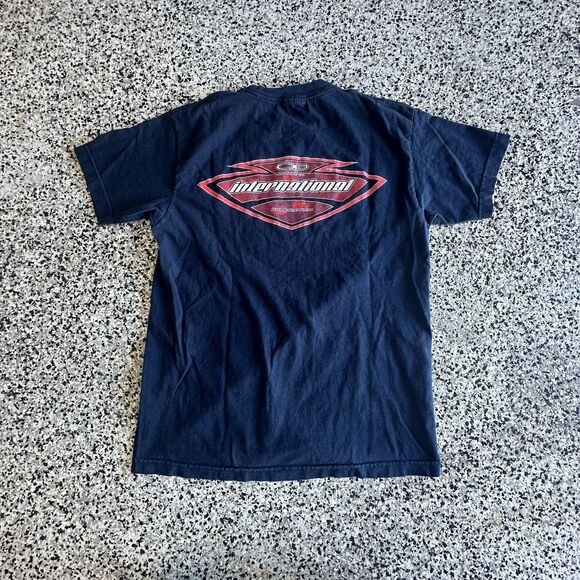 Vintage OP Ocean Pacific Sport International Shirt Mens L Black 90’s Y2K Grunge - Picture 5 of 6